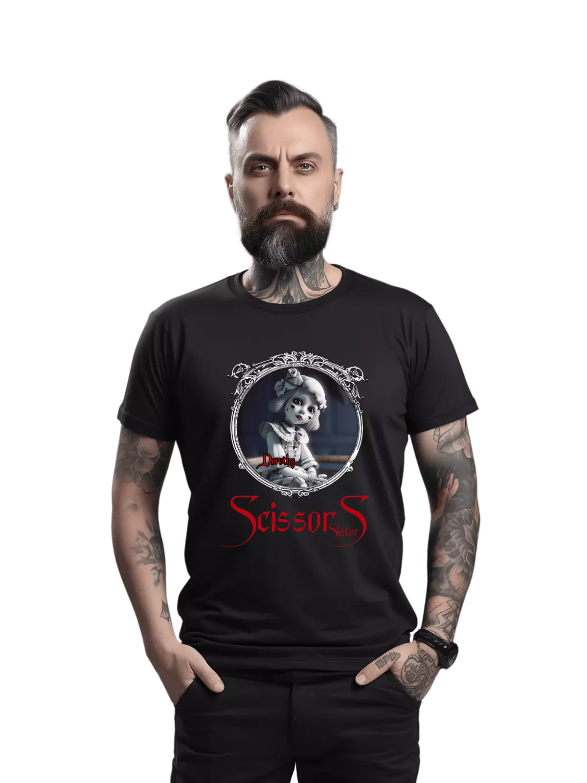 Tricou personalizat din bumbac - unisex - Scissors Sisters Dorothy