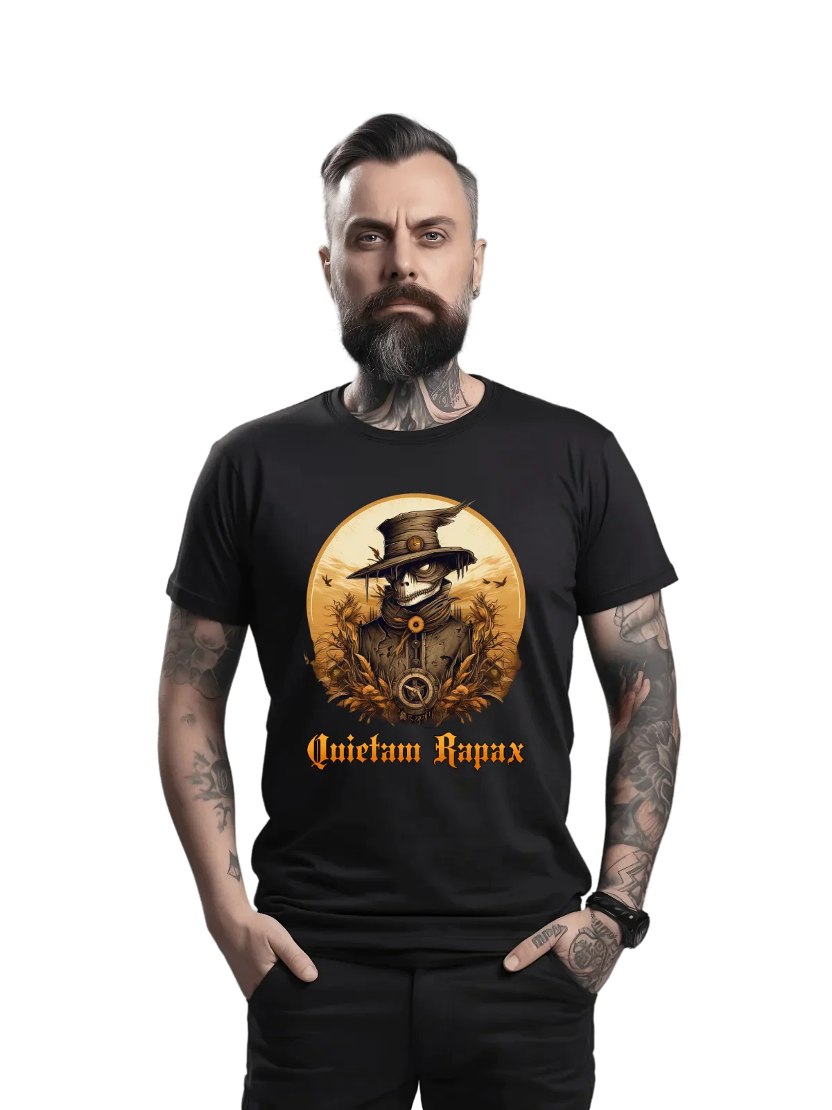 Tricou personalizat din bumbac - unisex - Hermetica Quietam Rapax